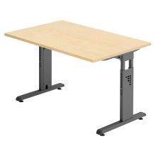 MEGA 12 G | Bureau - 120 x 80 réglable en hauteur Érable/Graphite