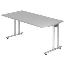 NANO 16 S | Bureau - 160 x 80 Gris/Argent