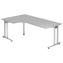 NANO 82 S | Bureau - 200 x 120 Gris/Argent