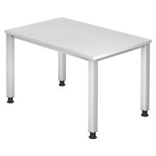 QUEO 12 S | Bureau - Blanc 120 x 80 réglable en hauteur