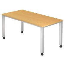 QUEO 16 S | Bureau - Hêtre 160 x 80 réglable en hauteur