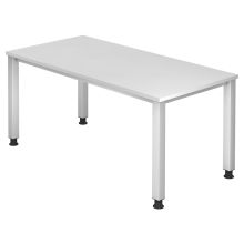 QUEO 16 S | Bureau - Blanc 160 x 80 réglable en hauteur