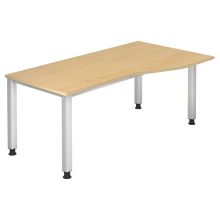 QUEO 18 S | Bureau - Érable 180 x 100 réglable en hauteur