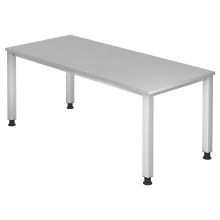 QUEO 19 S | Bureau - Gris 180 x 80 réglable en hauteur