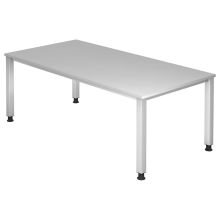QUEO 2E S | Bureau - Gris 200 x 100 réglable en hauteur