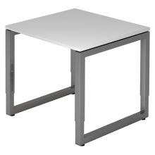 REGO 8 G | Bureau - 80 x 80 réglable en hauteur Gris/Graphite