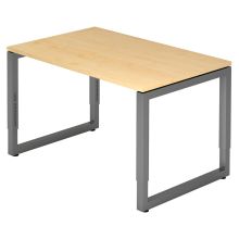 REGO 12 G | Bureau - 120 x 80 réglable en hauteur Érable/Graphite
