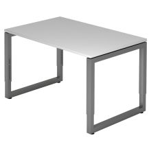 REGO 12 G | Bureau - 120 x 80 réglable en hauteur Gris/Graphite