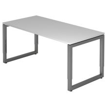 REGO 16 G | Bureau - 160 x 80 réglable en hauteur Gris/Graphite