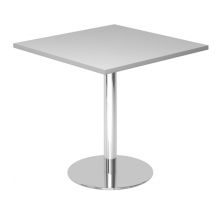 BISTRO F88Q C - Système de tables conférence Gris 80 x 80 chrome