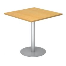 BISTRO F88Q S - Système de tables conférence Hêtre 80 x 80 argent