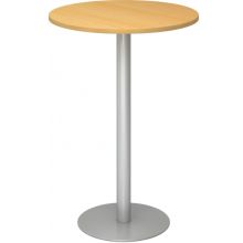 BISTRO H80R S - Système de tables conférence Hêtre argent Ø 80