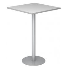 BISTRO H88Q S - Système de tables conférence Gris 80 x 80 argent