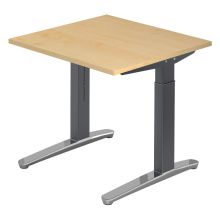 XTRA XB 8 GC | Bureau - Érable 80 x 80 réglable en hauteur