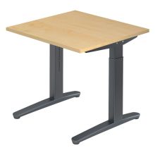 XTRA XB 8 GG | Bureau - Érable 80 x 80 réglable en hauteur