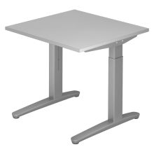 XTRA XB 8 SS | Bureau - Gris 80 x 80 réglable en hauteur