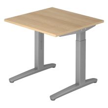 XTRA XB 8 SS | Bureau - 80 x 80 Chêne réglable en hauteur