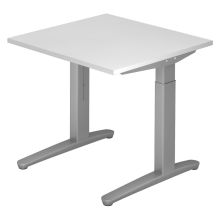XTRA XB 8 SS | Bureau - Blanc 80 x 80 réglable en hauteur
