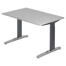 XTRA XB 12 GC | Bureau - Gris 120 x 80 réglable en hauteur