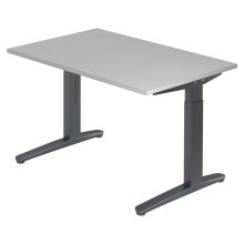 XTRA XB 12 GG | Bureau - Gris 120 x 80 réglable en hauteur