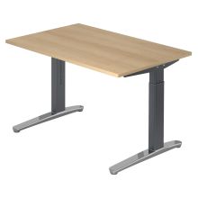 XTRA XB 12 GC | Bureau - 120 x 80 Chêne réglable en hauteur