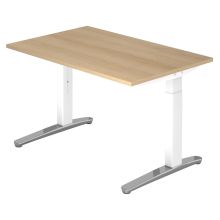 XTRA XB 12 WC | Bureau - 120 x 80 Chêne réglable en hauteur