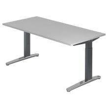 XTRA XB 16 GC | Bureau - Gris 160 x 80 réglable en hauteur