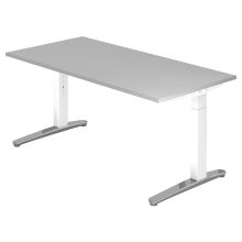 XTRA XB 16 WC | Bureau - Gris 160 x 80 réglable en hauteur