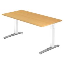 XTRA XB 16 WC | Bureau - Hêtre 160 x 80 réglable en hauteur