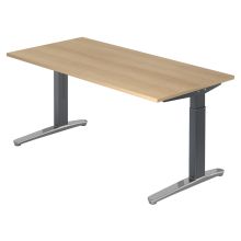 XTRA XB 16 GC | Bureau - 160 x 80 Chêne réglable en hauteur