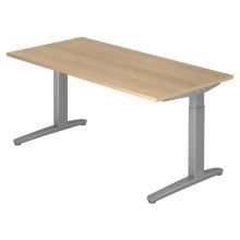 XTRA XB 16 SS | Bureau - 160 x 80 Chêne réglable en hauteur
