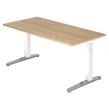 XTRA XB 16 WC | Bureau - 160 x 80 Chêne réglable en hauteur