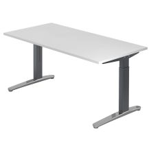 XTRA XB 16 GC | Bureau - Blanc 160 x 80 réglable en hauteur