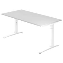 XTRA XB 16 WW | Bureau - Blanc 160 x 80 réglable en hauteur