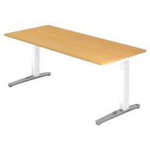 XTRA XB 19 WC | Bureau - Hêtre 180 x 80 réglable en hauteur