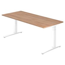 XTRA XB 19 WW | Bureau - 180 x 80 Noyer réglable en hauteur