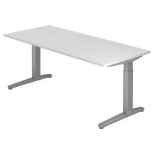 XTRA XB 19 SS | Bureau - Blanc 180 x 80 réglable en hauteur