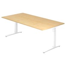 XTRA XB 2E WW | Bureau - Érable 200 x 100 réglable en hauteur