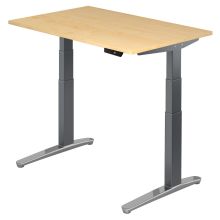 XBHM 12 GC | Bureau - Érable 120 x 80 réglable en hauteur électriquement