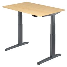 XBHM 12 GG | Bureau - Érable 120 x 80 réglable en hauteur électriquement