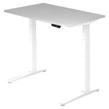 XBHM 12 WW | Bureau - Gris 120 x 80 réglable en hauteur électriquement