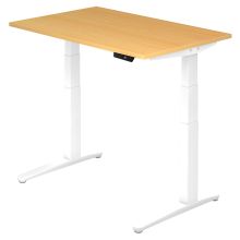 XBHM 12 WW | Bureau - Hêtre 120 x 80 réglable en hauteur électriquement