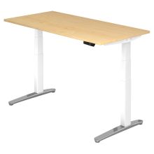 XBHM 16 WC | Bureau - Érable 160 x 80 réglable en hauteur électriquement