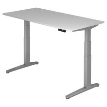 XBHM 16 SS | Bureau - Gris 160 x 80 réglable en hauteur électriquement