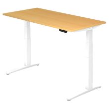 XBHM 16 WW | Bureau - Hêtre 160 x 80 réglable en hauteur électriquement