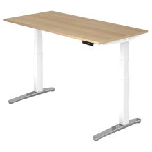 XBHM 16 WC | Bureau - 160 x 80 Chêne  réglable en hauteur électriquement