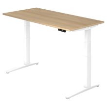 XBHM 16 WW | Bureau - 160 x 80 Chêne  réglable en hauteur électriquement