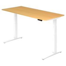 XBHM 19 WW | Bureau - Hêtre 180 x 80 réglable en hauteur électriquement