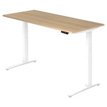 XBHM 19 WW | Bureau - 180 x 80 Chêne  réglable en hauteur électriquement