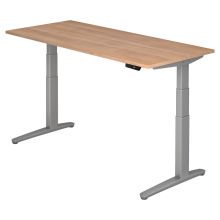 XBHM 19 SS | Bureau - 180 x 80 Noyer réglable en hauteur électriquement